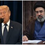 Donald Trump y el nuevo líder supremo de Irán. (Captura de pantalla e Imagen ilustrativa © The White House-YouTube y Asere Noticias)