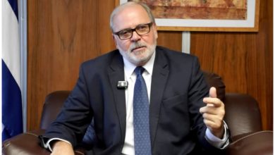 Eugenio Martínez, embajador de Cuba en México. (Captura de pantalla © La Jornada- YouTube)