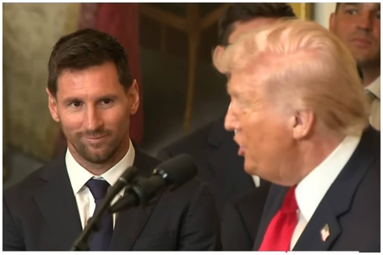 Críticas a Messi por reunirse con Trump: se rio de la guerra en Irán