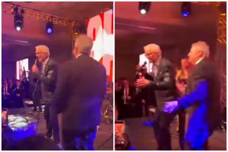 Mike Hammer y Willy Chirino bailan al ritmo de “¡Que se vayan ya!”