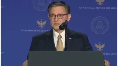 Mike Johnson , líder de la Cámara de representantes. (Captura de pantalla © Speaker Mike Johnson- YouTube)