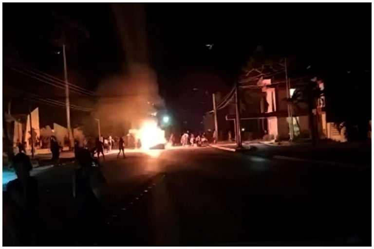 Régimen culpa al embargo de EEUU por las protestas en Morón