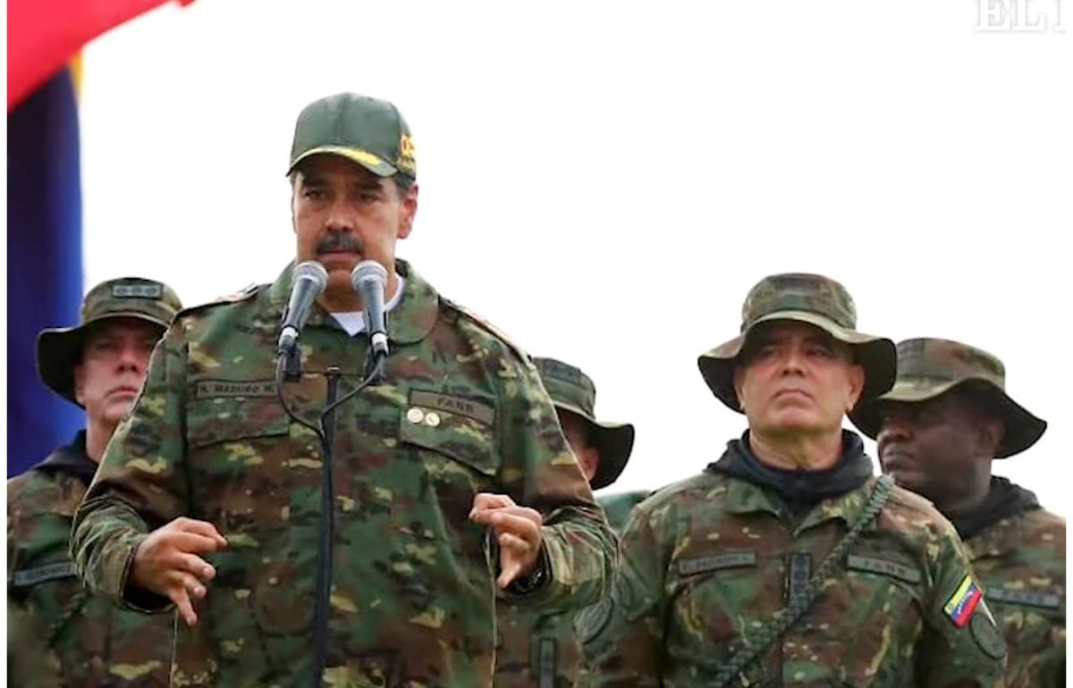 Vladimir Padrino López, jedfe de Defensa del régmen de Maduro. (Captura de pantalla © El País- YouTube)