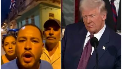 Los cubanos ruegan por una intervención de EEUU desde hace décadas, pero el país norteamericano no muestra interés. (Captura de pantalla © Mario Vallejo- Facebook/ The White House- YouTube)