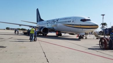 Avión de la aerolínea venezolana. (Captura de pantalla © Simply Aviation-YouTube)