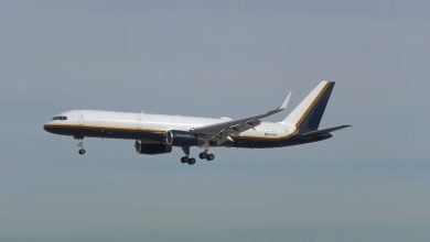 Imagen ilustrativa de un avión del Departamento de Justicia de EEUU. (Captura de pantalla © Jay's Aviation-YouTube)