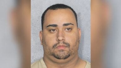 El hombre se entregó a la policía poco después del incidente. (Foto © Autoridades del condado de Broward)