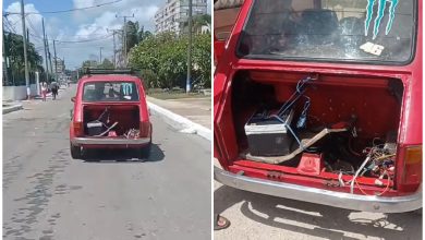 El polaquito ya no necesita combustible. (Captura de pantalla © Harvey Soblado-Facebook)