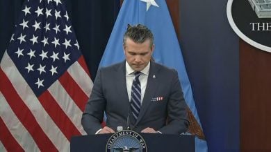 Pete Hegseth, Secretario de Guerra de los Estados Unidos (Captura de pantalla © Associated Press-YouTube)