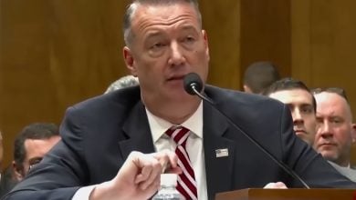 Todd Lyons, exdirector interino de ICE. (Captura de pantalla © WDTNTTV-YouTube)