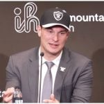 Fernando Mendoza consguió un contrato millonario con los Raiders de Las Vegas. (Captura de pantalla © Associated Press- YouTube)