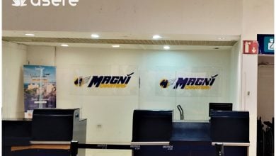 Módulo de Magicharters, en aeropuerto de México. Imagen de referencia. (Foto © Asere Noticias)