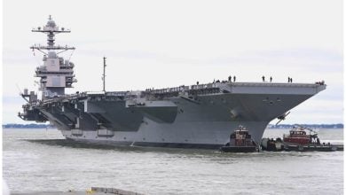 Barco de guerra estadounidense. Imagen de referencia. (Captura de pantalla © The Navy Channel- YouTube)