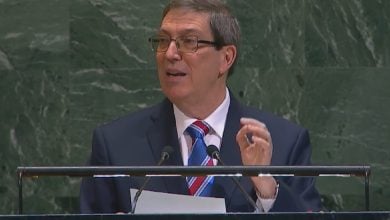 Imagen ilustrativa del canciller cubano Bruno Rodríguez. (Captura de pantalla © Cubavisión Internacional-YouTube)
