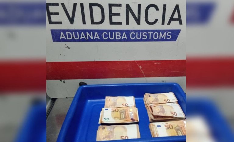 Aduana detiene a viajero que intentó salir de Cuba con 24.000 euros escondidos