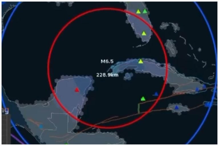 Fuerte sismo de 6.1 grados se registra en Cuba y afecta México y Florida