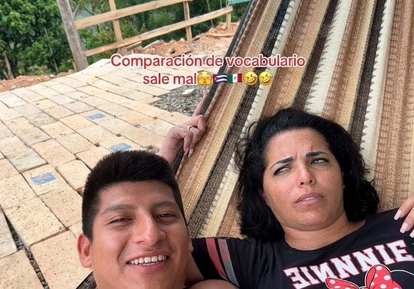 Mexicano bromea con su novia cubana y termina corriendo